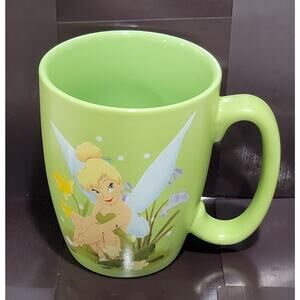 Disney Store Tinker Bell Light Green 20 oz Coffee Mug Large
